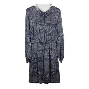 David Meister mini  chiffon printed dress